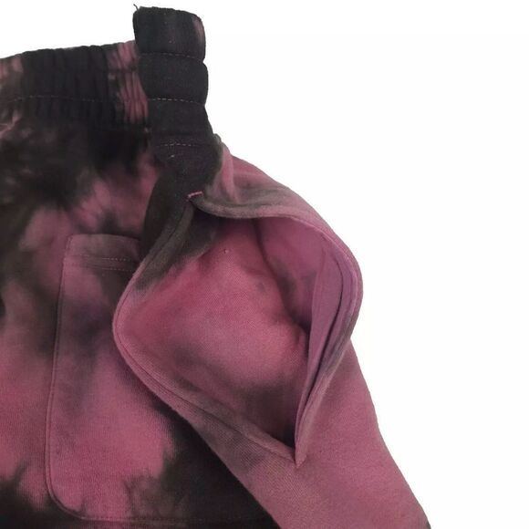 NWT NEFF Men’s Pink Black Tie Dye Weird Times Athletic Sweatpants Joggers Size M - Picture 10 of 15